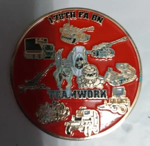 178th Fa Bn Challenge Coin Notable Damage To Both Sides Of Coin - Picture 1 of 2
