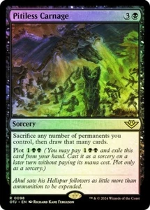 Pitiless Carnage FOIL - 0098 - Rare - Outlaws of Thunder Junction OTJ MTG - Picture 1 of 1