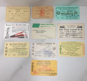 Bulk Lot Early US Railway Pass/Tickets Americana Ephemera Junk Journal (Lot 4) - Picture 1 of 6