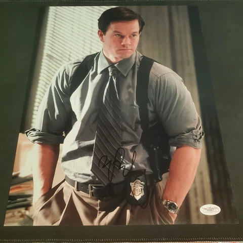 Mark Wahlberg Signed, 11x14 inch The Departed Picture ,  JSA Auth Cover