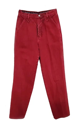 Jeans Wrangler Silverlake Western Bareback Rojo Cintura Alta Talla 11/12 EE. UU. De Colección Años 90 Foto 1 de 4