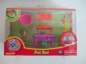 Dora the Explorer Pet Set Fisher Price Nick Jr 2007 Vintage Toy Dog Hamster Bird - Picture 1 of 9