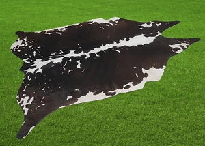 100% New Cowhide Rugs Area Cow Skin Leather (54" x 57") Cow hide SA-2266 - Picture 1 of 3