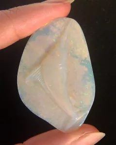 32,16 ct. AUSTRALISCHER OPAL MARLIN FISCH SCHNITZEREI KAMEE 4 SCHMUCK / SAMMLERSTÜCK - Bild 1 von 4