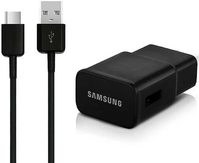 OEM Samsung Fast Charger & USB-C Cable for Samsung Galaxy S9/S9+/Note8/S8/Note9 - Image 1 of 4