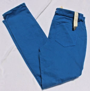 Pantalones de mezclilla ANN TAYLOR NUEVOS CON ETIQUETAS PIERNA DELGADA MODERNOS Talla 12 AZUL DENIM Pantalones elásticos 34 x 34 - Imagen 1 de 14