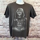 T-shirt homme à manches courtes en pierre noire laver Dark Vador imprimé graphique Star Wars UT L
