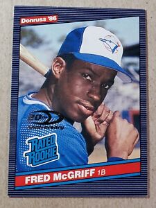 2001 Donruss 20th Anniversary Rookie Reprints Fred McGriff /1986 Blue Jays #RR12