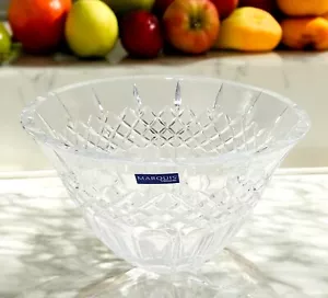 New Marquis Waterford Crystal Bowl Fruit Dessert Salad Serving Dish Germany 8" - Picture 1 of 17