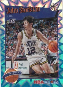 JOHN STOCKTON Utah Jazz Gonazaga NBA Hoops TEAL EXPLOSION VARIATION Insert Card! - Picture 1 of 2