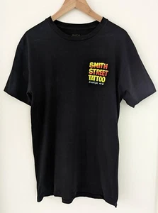 RVCA X SMITH STREET TATTOO T-SHIRT - COLLABORATION - VERY RARE TEE - SURF SKATE - Picture 1 of 6
