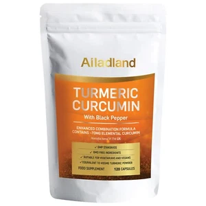 Turmeric Curcumin with Black Pepper, High Strength, 4155mg, 120 Capsules - Picture 1 of 7
