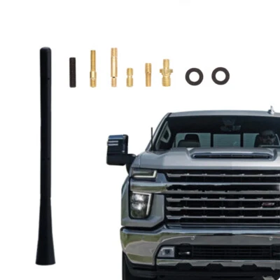 Car 7" Short Antenna Mast Power Radio AM/FM Durable Signal Reception Aerials - Image 1 of 4