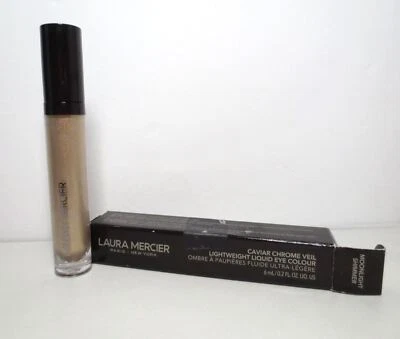 LAURA MERCIER CAVIAR CROMO VELO LÍQUIDO COLOR DE OJOS LUZ DE LUNA BRILLO 0,2 OZ EN CAJA Foto 1 de 2