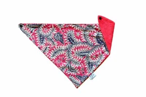 Tropical Pink Dribble Bibdana for Teething Baby & Toddlers Bibs & Burp Cloth - Picture 1 of 1
