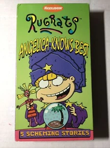 Rugrats Angelica Knows Best Tape 2000 VHS - Imagen 1 de 5