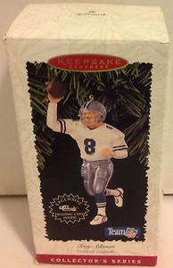 Troy Aikman Hallmark Keepsake Ornament Dallas Cowboys - Picture 1 of 4
