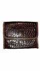 Vintage Abas Leather Alligator Wallet/Coin Pouch W/Keychain Option Unisex