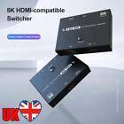 HDMI-compatible 2.1 HD Switcher 4K 120Hz 1x2 8K 60Hz 2x1 Splitter for PS4 Switch