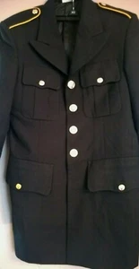 NEW MENS ARMY SERVICE JACKET UNIFORM ASU DRESS BLUE SIZE 41LC - Picture 1 of 2