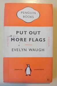 PUT out More Flags by EVELYN WAUGN Vintage Orange Penguin Edition 1954 - Picture 1 of 2