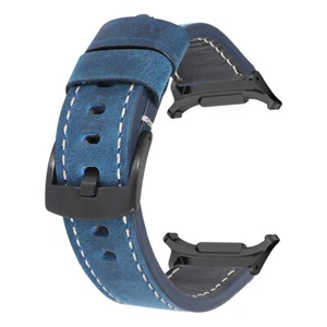 Bracelet de remplacement en cuir No Gaps pour Samsung Galaxy Watch Ultra - Photo 1 sur 22