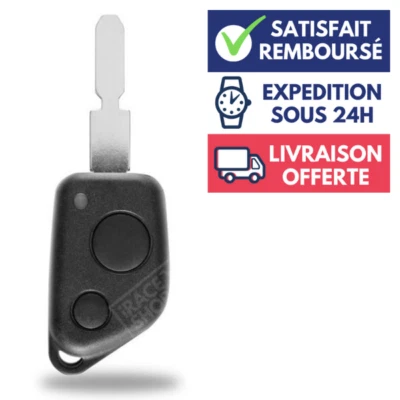 Coque de Clef Voiture Plip Boitier pour Télécommande PEUGEOT 406 ➜LED Infrarouge
