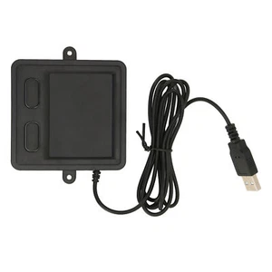 Wired USB Touchpad High Sensitivity 2 Button Design Black Trackpad For Laptop - Picture 1 of 22