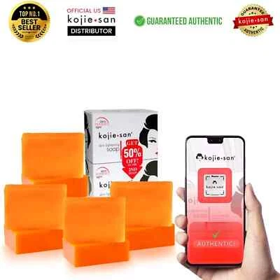 Kojie San Authentic Kojic Acid Soap Skin Lightening 65g 100g 135g - Image 1 of 4