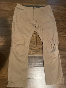 Kuhl Konfidant Air Pants Mens 38x32 (Fits 40x32) Fossil Lightweight Hiking 5098 - Picture 1 of 10