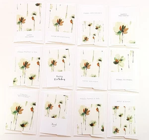 12 All Occasions Floral Greeting Cards Happy Birthday Mother's Day TO MULTI004 - Picture 1 of 9