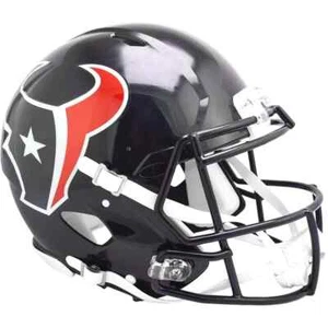 *SALE* HOUSTON TEXANS NFL FULL SIZE AUTHENTIC SPEED RIDDELL FOOTBALL HELMET! - Picture 1 of 1
