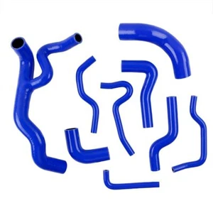 FOR VW Golf MK4 VR6 12V Silicone Heater Radiator Coolant Hose Kit 2.8 Blue - Picture 1 of 11