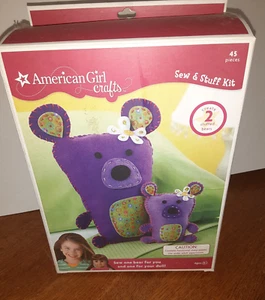 Nuevo kit artesanal de costura y relleno American Girl ¡Cree dos 2 osos de peluche muy divertido! - Imagen 1 de 8