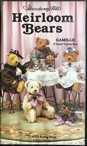 GOOSEBERRY HILL'S HEIRLOOM BEARS CAMILLE FRENCH COUNTRY BEAR #162 VHS RARE HTF - Picture 1 of 2