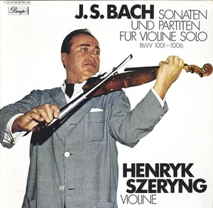 3LP Box BACH 6 Sonatas & Partitas for Violin Solo HENRYK SZERYNG EMI C147-28561 - Picture 1 of 3
