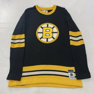 Boston Bruins Vintage Hockey Knit Jersey NHL Official CCM Pro XL Classic Sweater - Bild 1 von 10