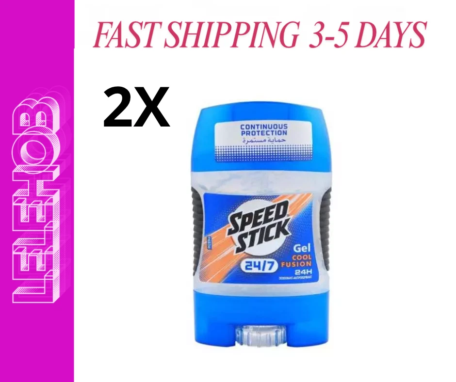 ⭐FAST SHIPPING⭐ 2X Speed Stick Gel 24/7 Cool Fusion 85G Deodorant - image 1 of 1