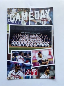 FULL TEAM Atlanta Braves Baseball 2023 Official Gameday Program SGA vs Phillies - Picture 1 of 2