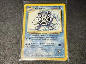 Pokemon Poliwhirl 38/102 set base illimitato non comune quasi nuovo omaggio SH - Foto 1 di 2