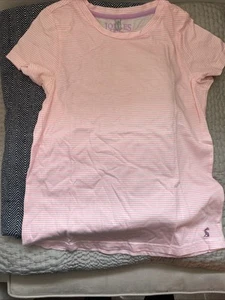 Joules Mädchen 11-12y NEU T-Shirt Streifen Tee koralle orange 152 cm 🪸 - Bild 1 von 9
