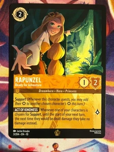 Rapunzel Ready For Adventure 3/204 Legendäre Disney Lorcana Flüsterbrunnen Karte - Bild 1 von 2