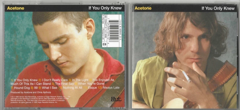 Acetone - If You Only Knew - Scarce 1996 UK 12 track CD - Image 1 of 1