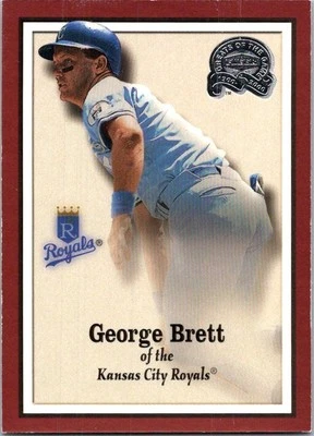 2000 Fleer Greats of the Game #21 George Brett baseball card 11J - Image 1 of 2