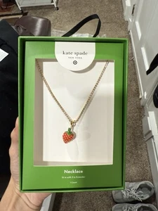 Kate Spade Target Strawberry Necklace - Picture 1 of 2