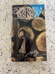 Rare Vintage Ken Kesey Sometimes a Great Notion Copyright 1963,1964 Soft Cover - Bild 1 von 8