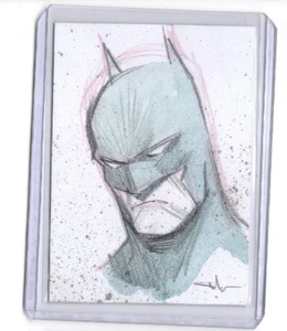 Joey Lee Cabral Sketch Card 1/1 Batman Bam! Box winter 2022 art card - Picture 1 of 2