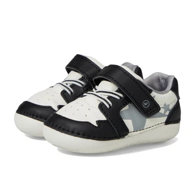 Stride Rite Boys SM Waverly Sneakers Size 5 Wide Toddler Shoes Black White NIB - Image 1 of 4