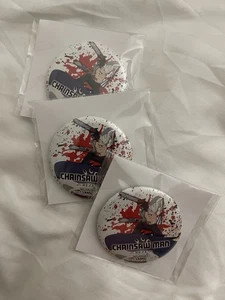 NYCC 2025 Chainsaw Man The Movie Reze Arc Exclusive Promo Button Pin Bandai Namc - Bild 1 von 1