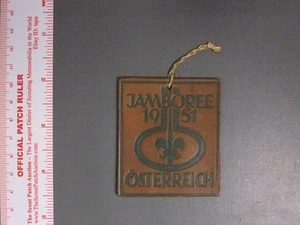 Patch participant cuir Boy Scout World Jamboree 1951 2516NN - Photo 1/1